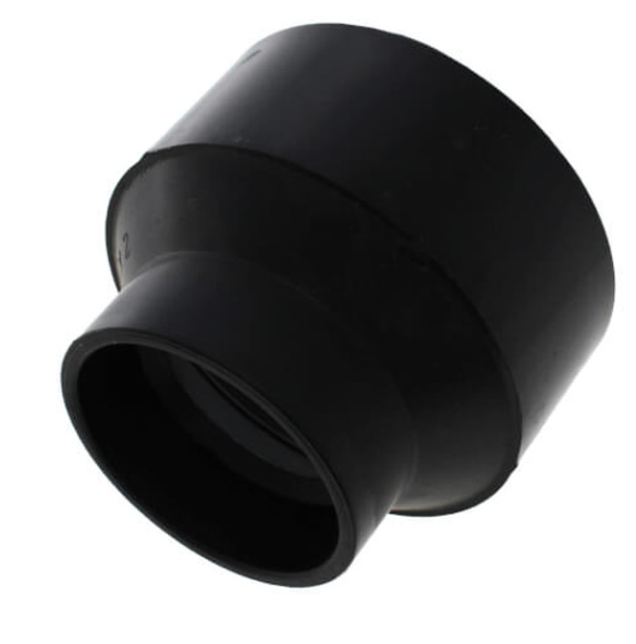ABS DWV Pipe Increaser Reducer 1 1/2"x2" 2"x3" 2"x4" 3"x4"