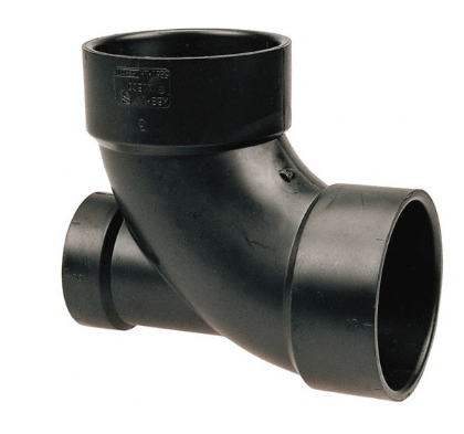 3x3x2 ABS DWV 90° Elbow with Low Heel Inlet – Magnum Plumbing Wholesale | UPC certified fitting for ABS/DWV plumbing systems