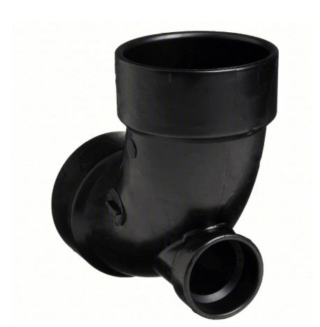 3x3x2 ABS DWV 90° Elbow with Low Heel Inlet – Magnum Plumbing Wholesale | UPC certified fitting for ABS/DWV plumbing systems