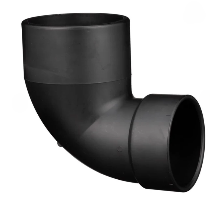 4x3 ABS 90° Street Closet Elbow- Magnum Plumbing Wholesale | UPC certified fitting for ABS/DWV plumbing systems
