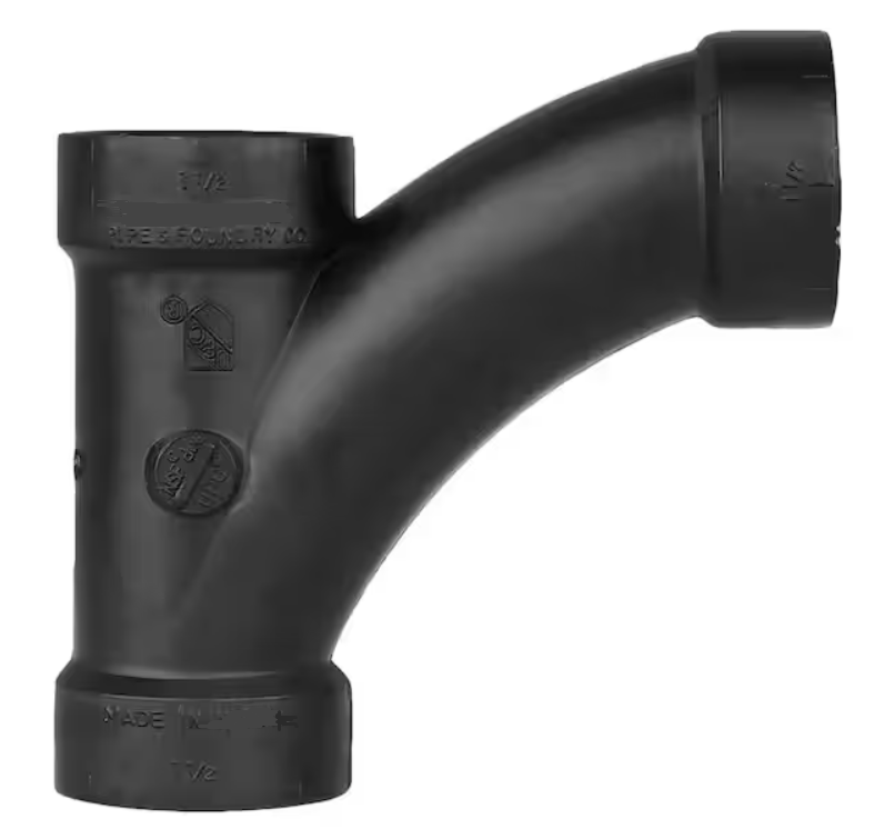 ABS Combination WYE & 45° Elbow 2" 3" 4"