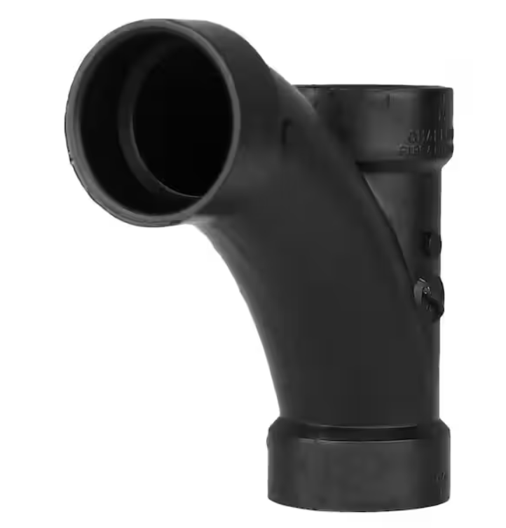 ABS Combination WYE & 45° Elbow 2" 3" 4"