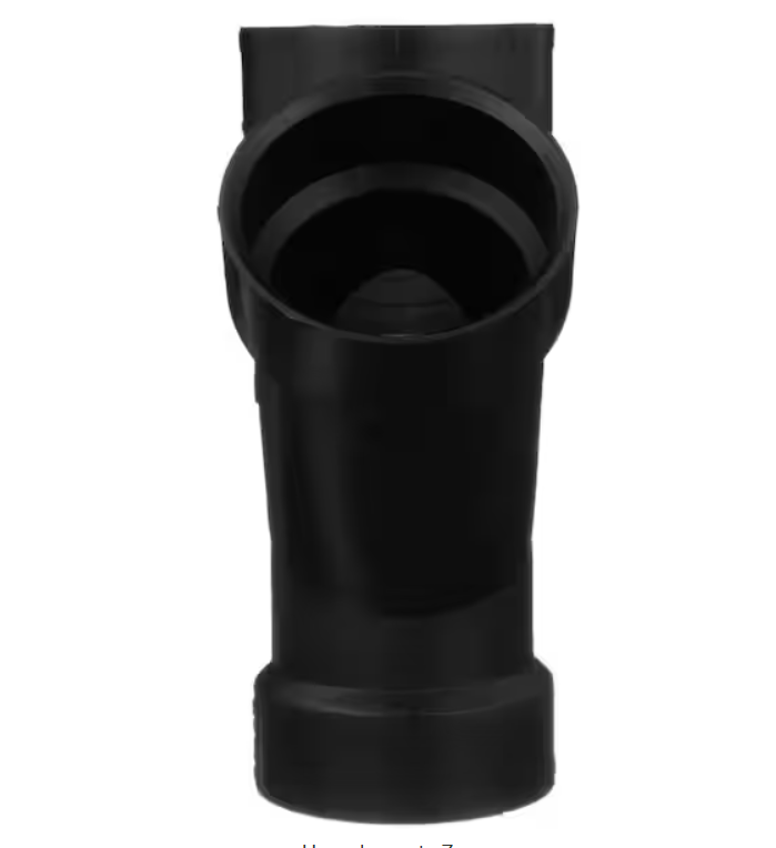 3x3x2x2 inch ABS Double WYE Reducing