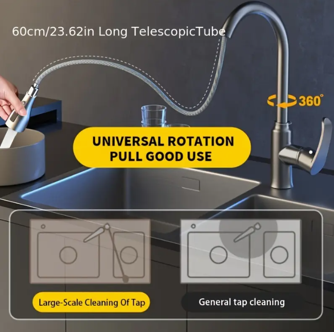 Single Hole Single-Handle Bathroom Faucet in Gun Metal