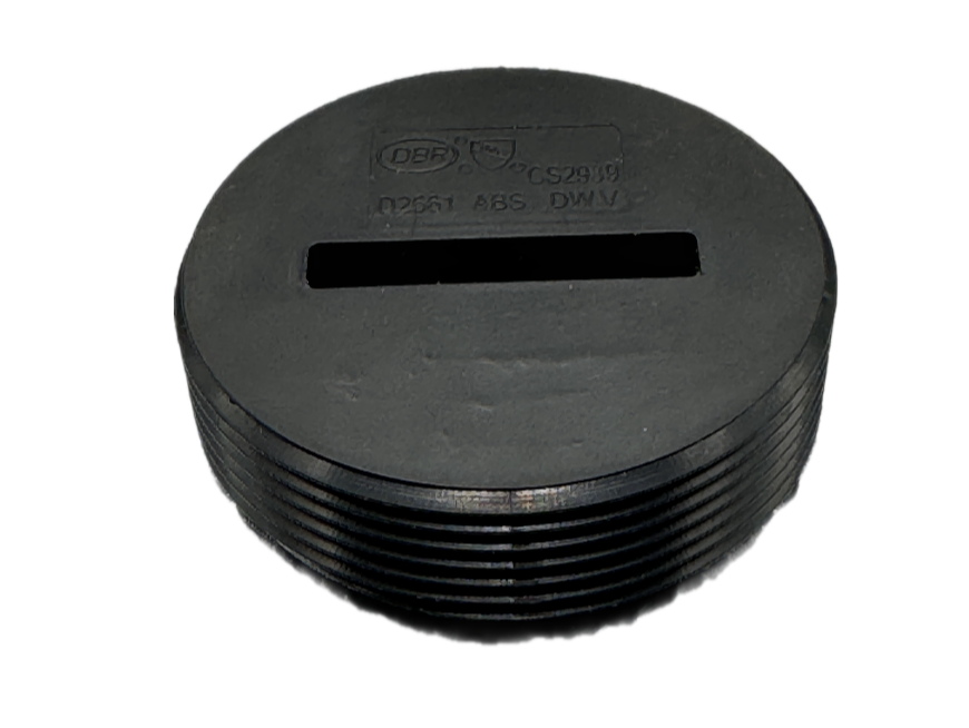 ABS DWV COUNTERSUNK PLUG 1 1/2" 2" 3" 4"