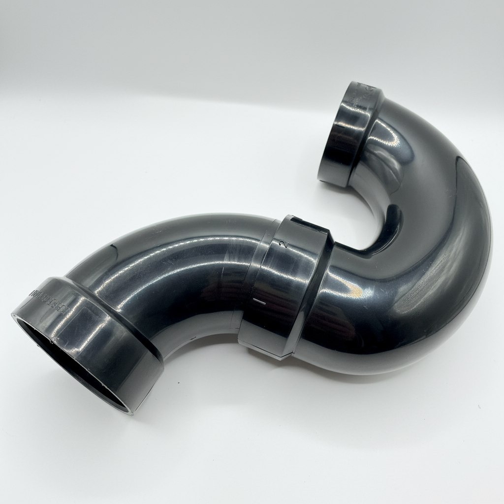 ABS P-Trap w/Solvent Weld Joint– Magnum Plumbing Wholesale | UPC certified fitting for ABS/DWV plumbing systems