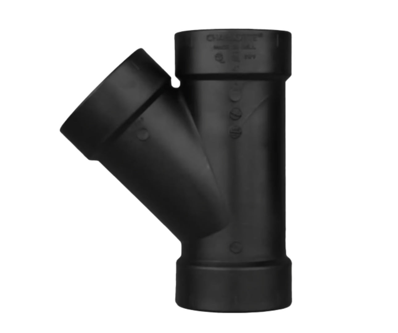 2" ABS WYE – Magnum Plumbing Wholesale | UPC certified fitting for ABS/DWV plumbing systems