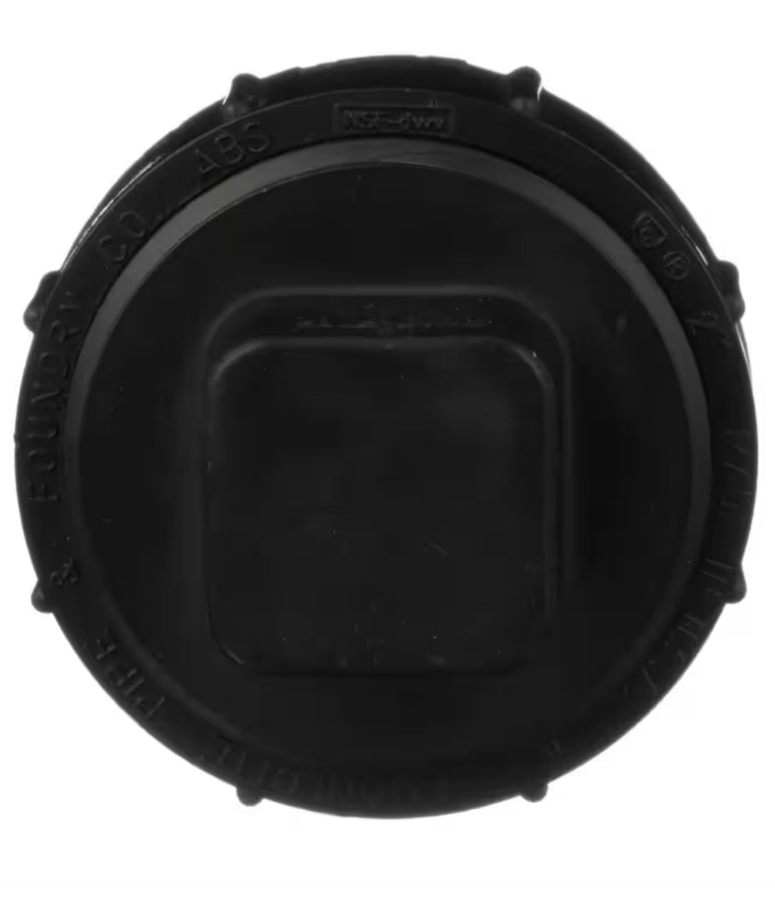 ABS DWV Cleanout Adapter with Cleanout Plug 1 1/2" 2" 3"