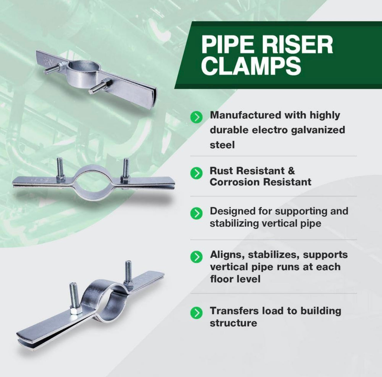 Riser Clamp 2" 3" 4"