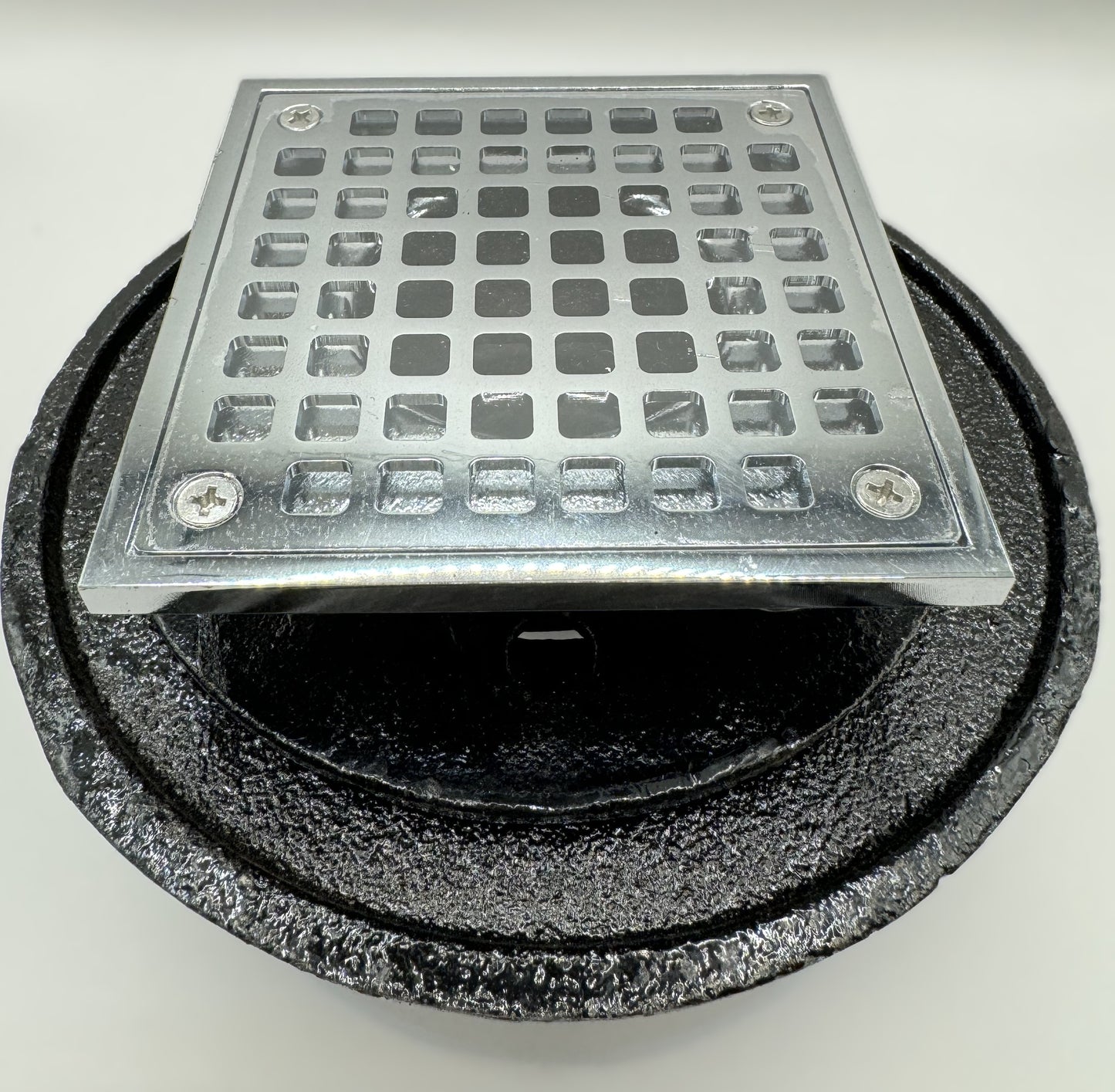 4x3" Cast Iron Floor Drain – Magnum Plumbing Wholesale | UPC certified fitting for ABS/DWV plumbing systems
