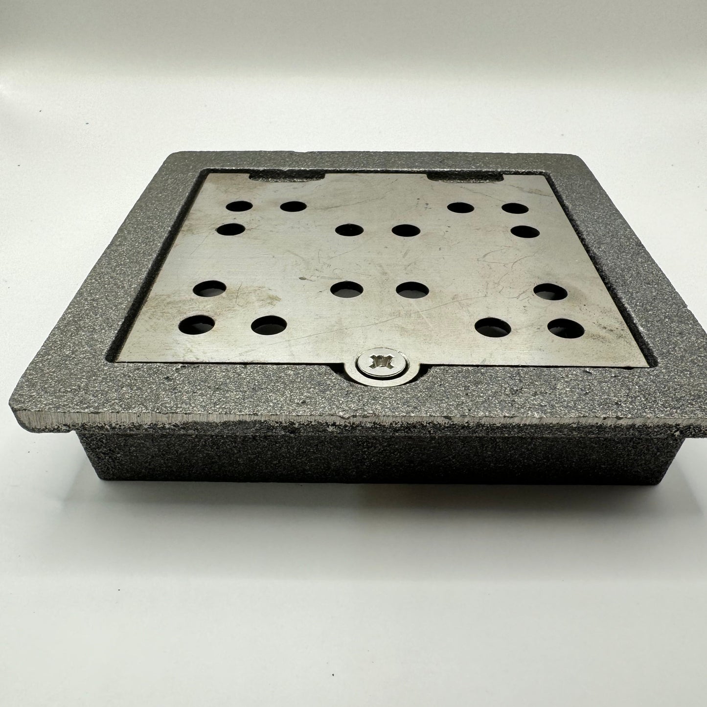 6.5 Square Cast Iron Drain with Cover(Durable Cast Iron Floor Drains for Commercial & Residential Use)