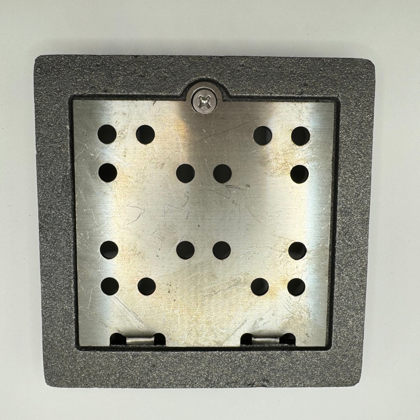 6.5 Square Cast Iron Drain with Cover(Durable Cast Iron Floor Drains for Commercial & Residential Use)