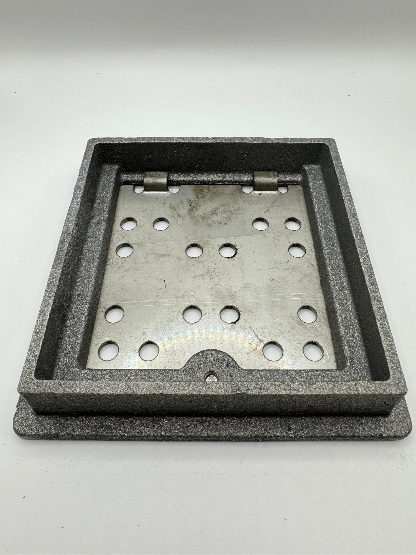 6.5 Square Cast Iron Drain with Cover(Durable Cast Iron Floor Drains for Commercial & Residential Use)