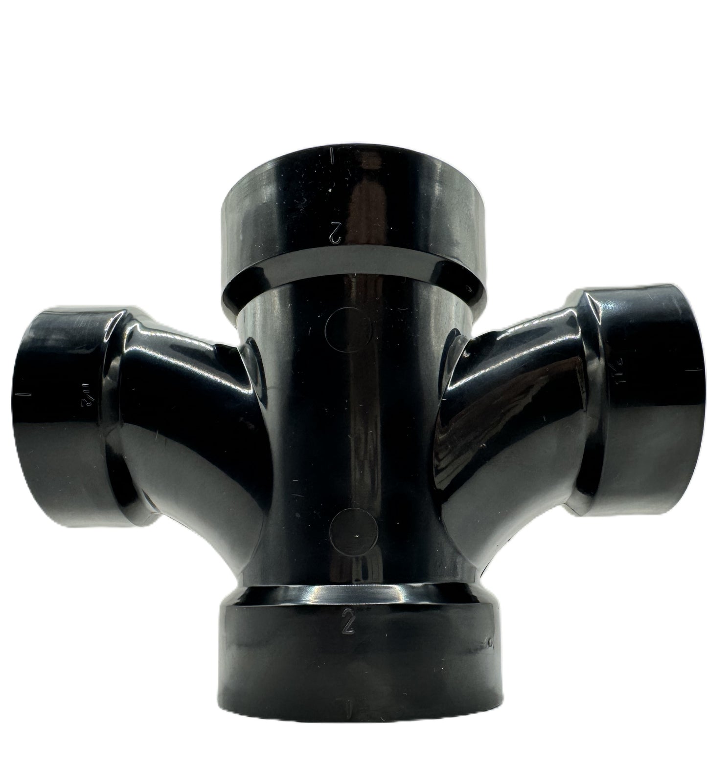 2"ABS Double Sanitary Tee Reducing– Magnum Plumbing Wholesale | UPC certified fitting for ABS/DWV plumbing systems