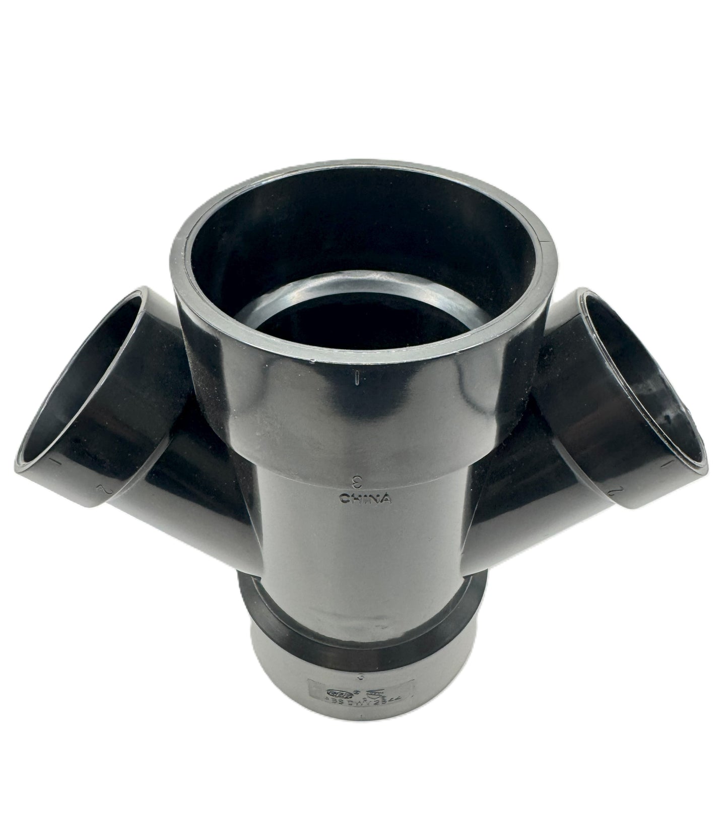 3x3x2x2 ABS Double WYE Reducing – Magnum Plumbing Wholesale | UPC certified fitting for ABS/DWV plumbing systems