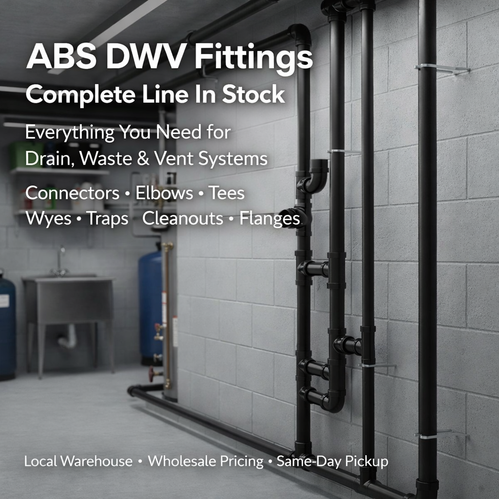 Best ABS Fittings Supplier for Contractors in the Bay Area