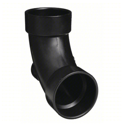 3x3x2 ABS DWV 90° Elbow with Low Heel Inlet – Magnum Plumbing Wholesale | UPC certified fitting for ABS/DWV plumbing systems