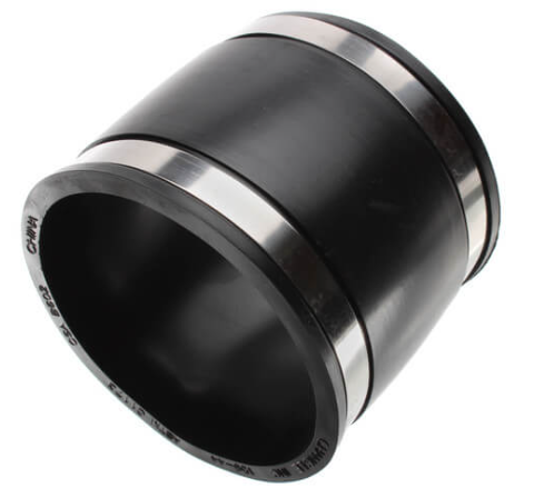 1 1/2" 2" 3" 4" Flexible Coupling with Stainless Steel Clamps (Rubber Coupling)- IAPMO Classified, CSA