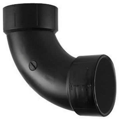 2" ABS Long Sweep 90° Elbow – Magnum Plumbing Wholesale | UPC certified fitting for ABS/DWV plumbing systems