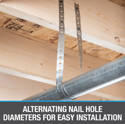3/4 in. x 10 ft. Galvanized Hanger strap – Magnum Plumbing Wholesale | UPC certified fitting for ABS/DWV plumbing systems