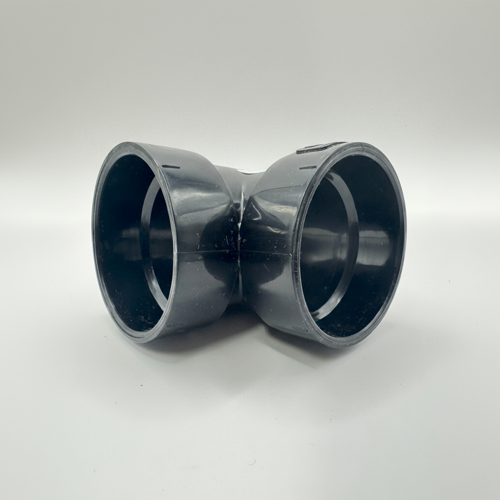 ABS DWV 90° Elbow (1/4 Bend) | Hub x Hub | 1-1/2" to 4" Sizes