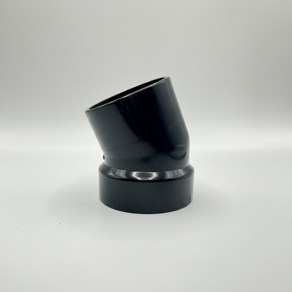 ABS DWV 45° Street Elbow | Spigot x Hub | Magnum Plumbing
