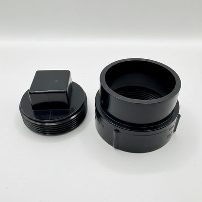 ABS  Cleanout Adapter with  Plug– Magnum Plumbing Wholesale | UPC certified fitting for ABS/DWV plumbing systems