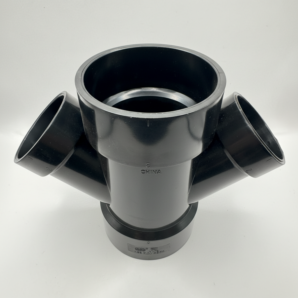 3x3x2x2 ABS Double WYE Reducing  – Magnum Plumbing Wholesale | UPC certified fitting for ABS/DWV plumbing systems