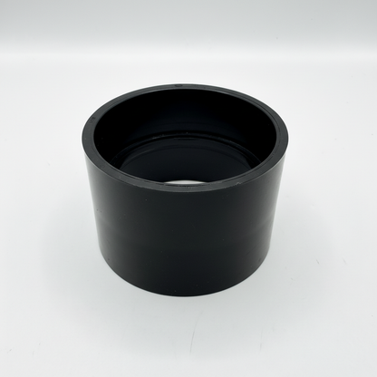 ABS DWV Coupling, Hub x Hub, Available in 1-1/2", 2", 3", 4"