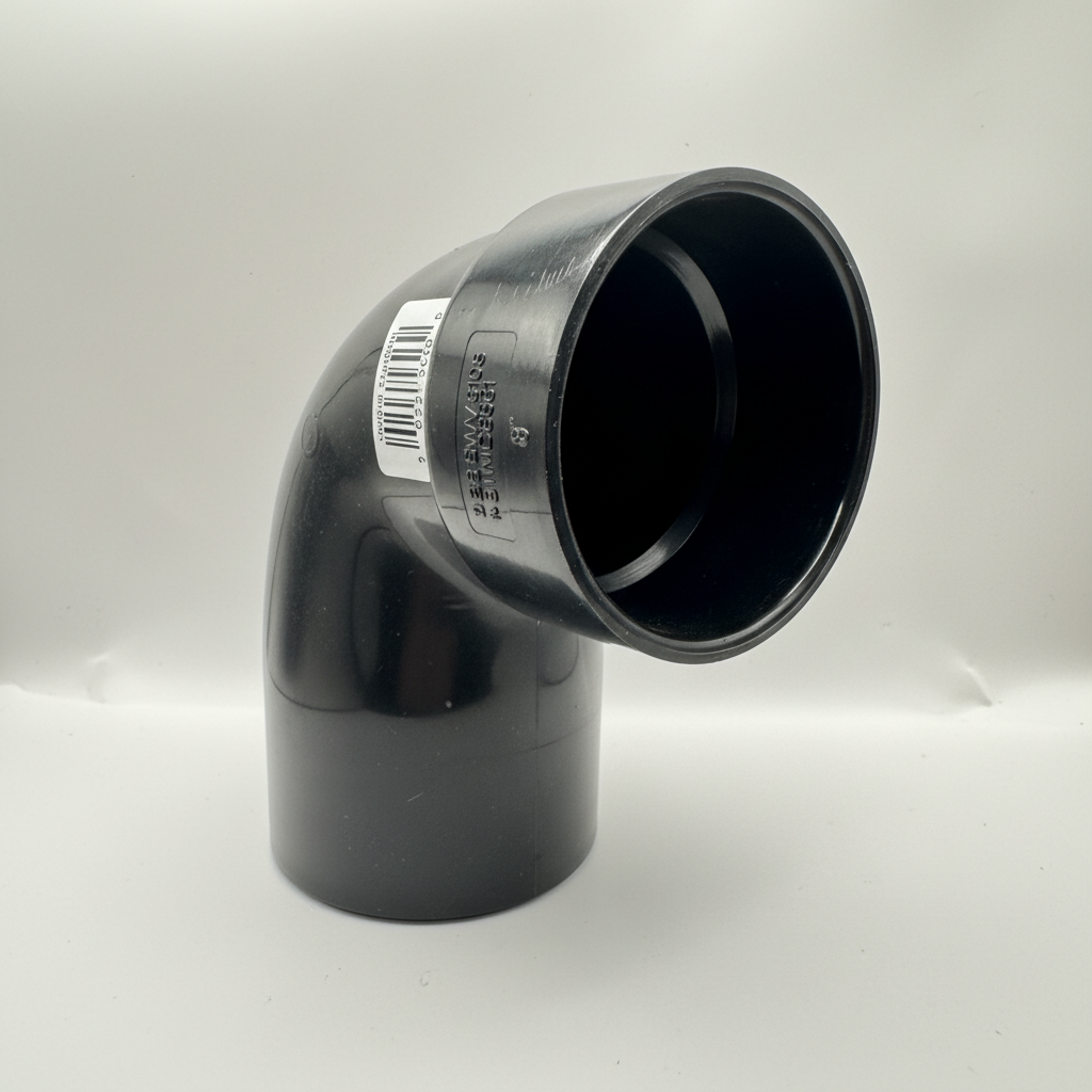 4x3 ABS 90° Street Closet Elbow- Magnum Plumbing Wholesale | UPC certified fitting for ABS/DWV plumbing systems