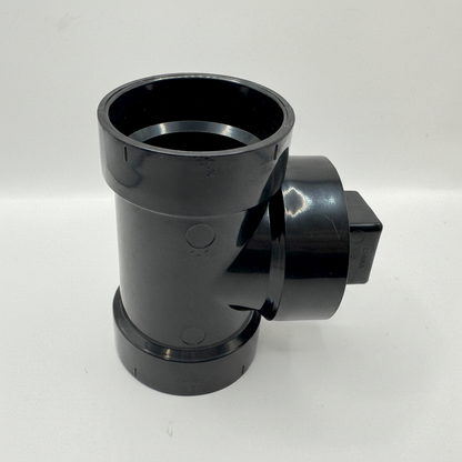 ABS Cleanout Tee with Plug ABS DWV Test Tee– Magnum Plumbing Wholesale | UPC certified fitting for ABS/DWV plumbing systems
