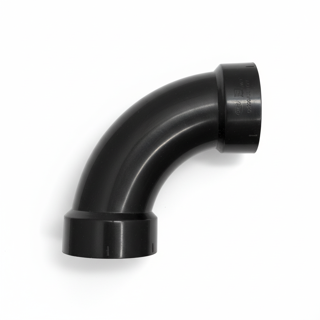 ABS Long Sweep 90° Elbow – Magnum Plumbing Wholesale | UPC certified fitting for ABS/DWV 