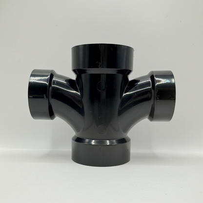 ABS Double Sanitary Tee Reducing– Magnum Plumbing Wholesale | UPC certified fitting for ABS/DWV plumbing systems