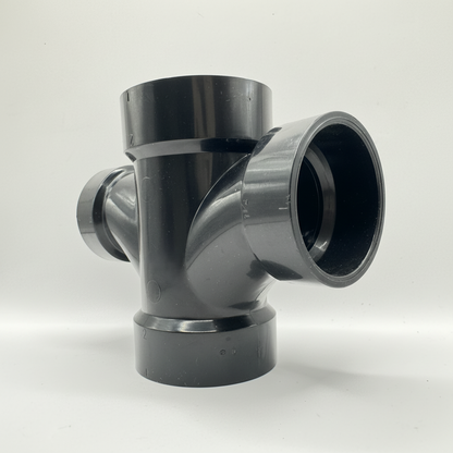 ABS Double Sanitary Tee Reducing– Magnum Plumbing Wholesale | UPC certified fitting for ABS/DWV plumbing systems