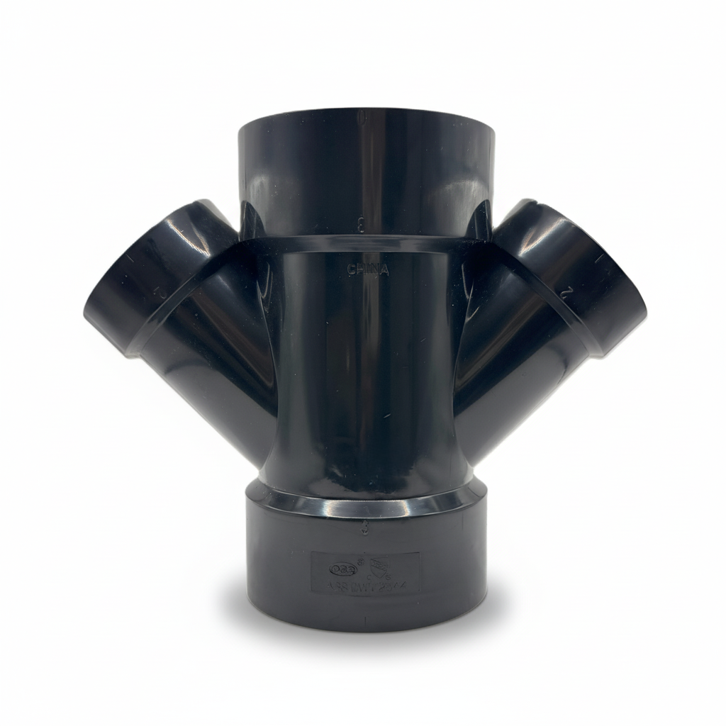 3x3x2x2 ABS Double WYE Reducing  – Magnum Plumbing Wholesale | UPC certified fitting for ABS/DWV plumbing systems