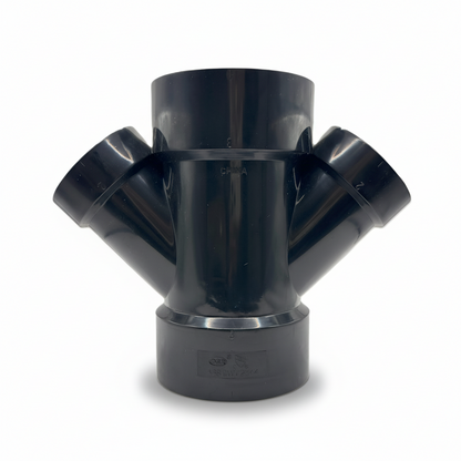 3x3x2x2 ABS Double WYE Reducing  – Magnum Plumbing Wholesale | UPC certified fitting for ABS/DWV plumbing systems
