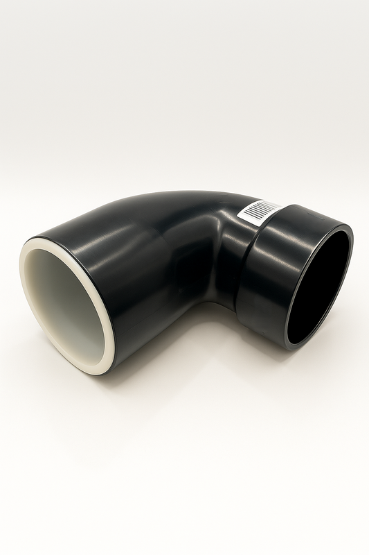 4x3 ABS 90° Street Closet Elbow- Magnum Plumbing Wholesale | UPC certified fitting for ABS/DWV plumbing systems