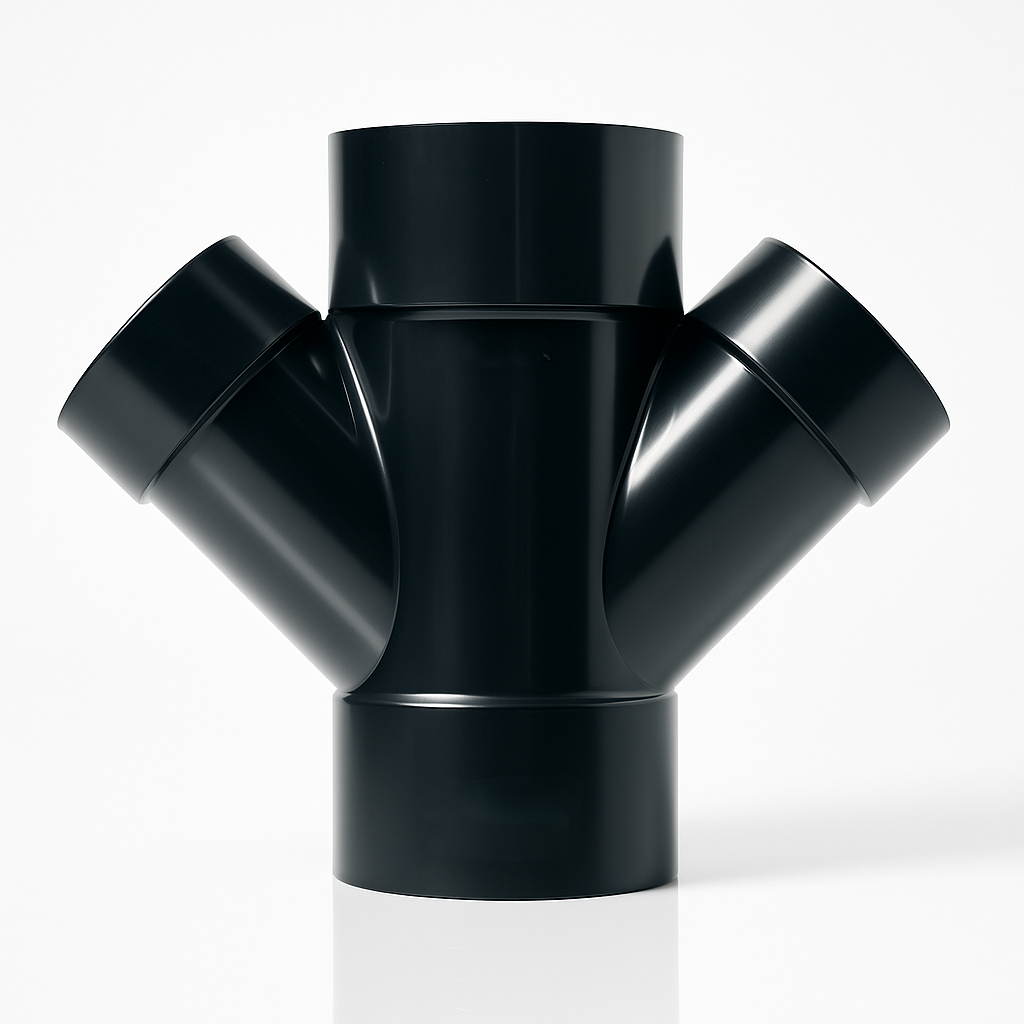 3x3x2x2 ABS Double WYE Reducing  – Magnum Plumbing Wholesale | UPC certified fitting for ABS/DWV plumbing systems