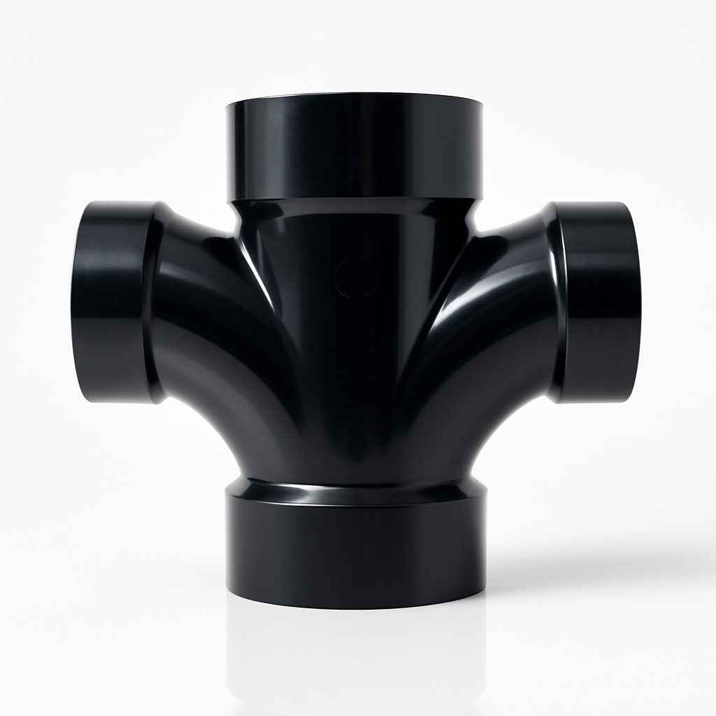 ABS Double Sanitary Tee Reducing– Magnum Plumbing Wholesale | UPC certified fitting for ABS/DWV plumbing systems