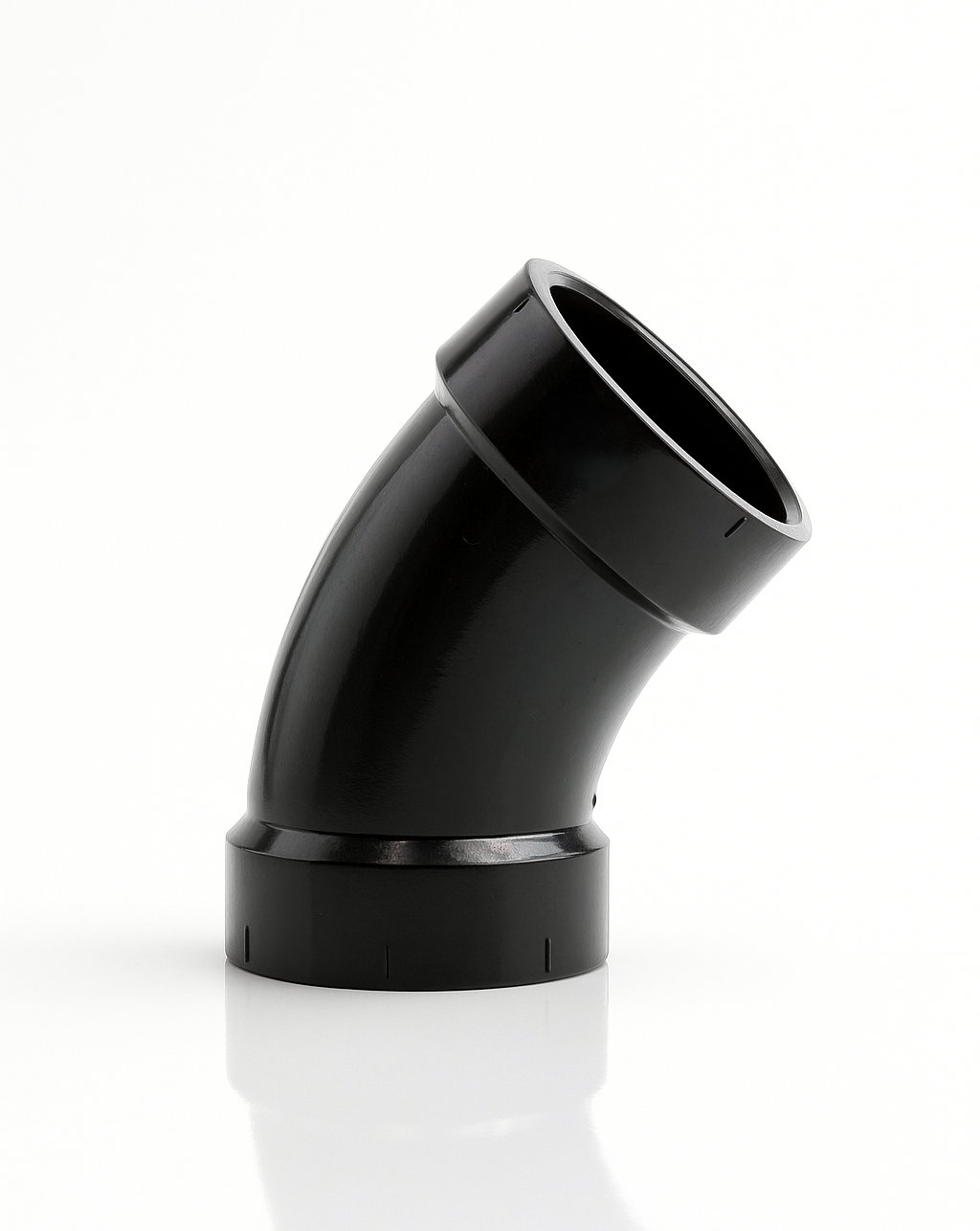 1.5",2",3",4" ABS DWV 45° Elbow – Magnum Plumbing Wholesale | UPC certified fitting for ABS/DWV plumbing systems