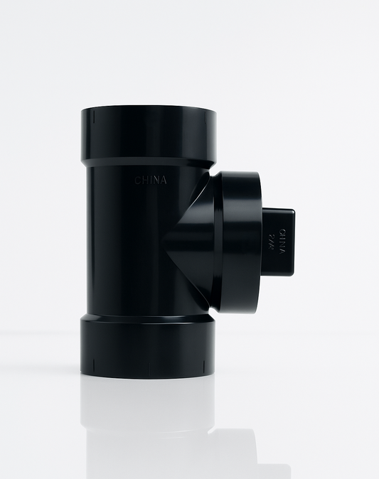 ABS Cleanout Tee with Plug ABS DWV Test Tee– Magnum Plumbing Wholesale | UPC certified fitting for ABS/DWV plumbing systems