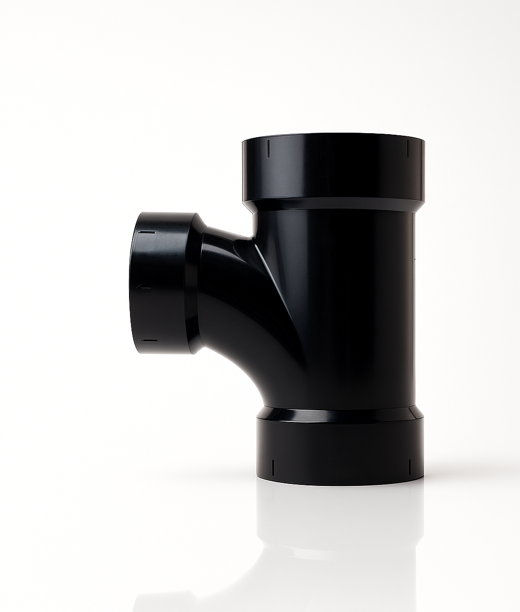 ABS Sanitary Tee – Magnum Plumbing Wholesale | UPC certified fitting for ABS/DWV plumbing 