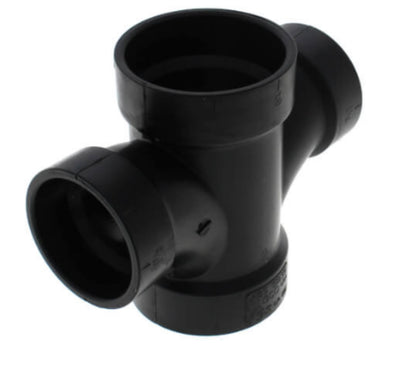 2x2x2x2"ABS Double Sanitary Tee Reducing– Magnum Plumbing Wholesale | UPC certified fitting for ABS/DWV plumbing systems