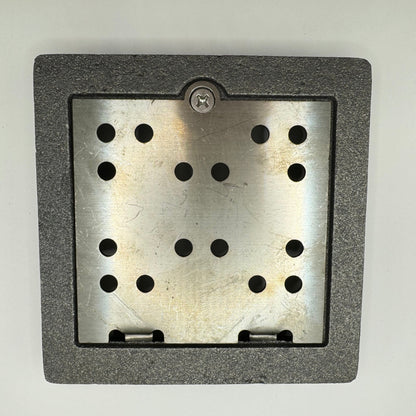 6.5  Square Cast Iron Drain with Cover（Durable Cast Iron Floor Drains for Commercial &amp; Residential Use）