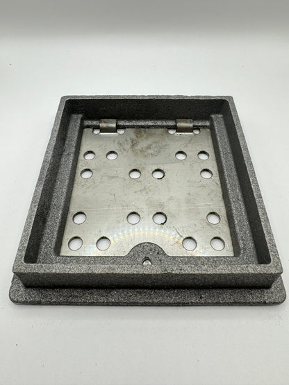 6.5  Square Cast Iron Drain with Cover（Durable Cast Iron Floor Drains for Commercial &amp; Residential Use）