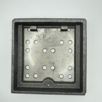 6.5  Square Cast Iron Drain with Cover（Durable Cast Iron Floor Drains for Commercial &amp; Residential Use）