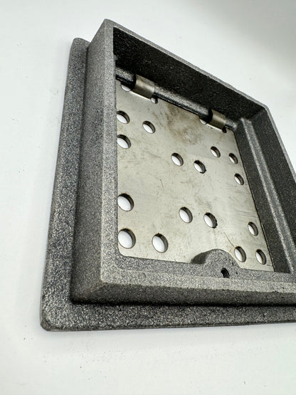 6.5  Square Cast Iron Drain with Cover（Durable Cast Iron Floor Drains for Commercial &amp; Residential Use）