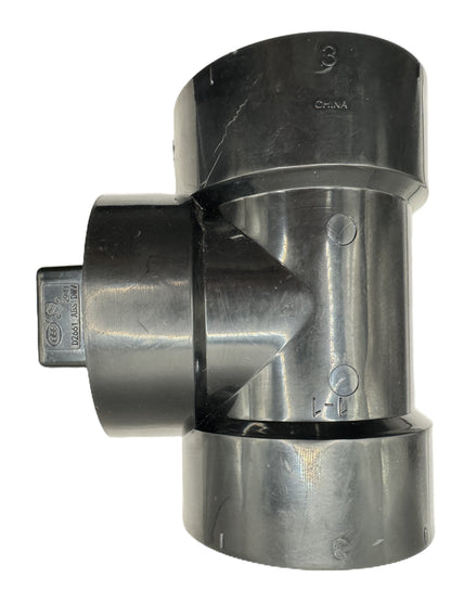 3" ABS Cleanout Tee with Plug ABS DWV Test Tee– Magnum Plumbing Wholesale | UPC certified fitting for ABS/DWV plumbing systems
