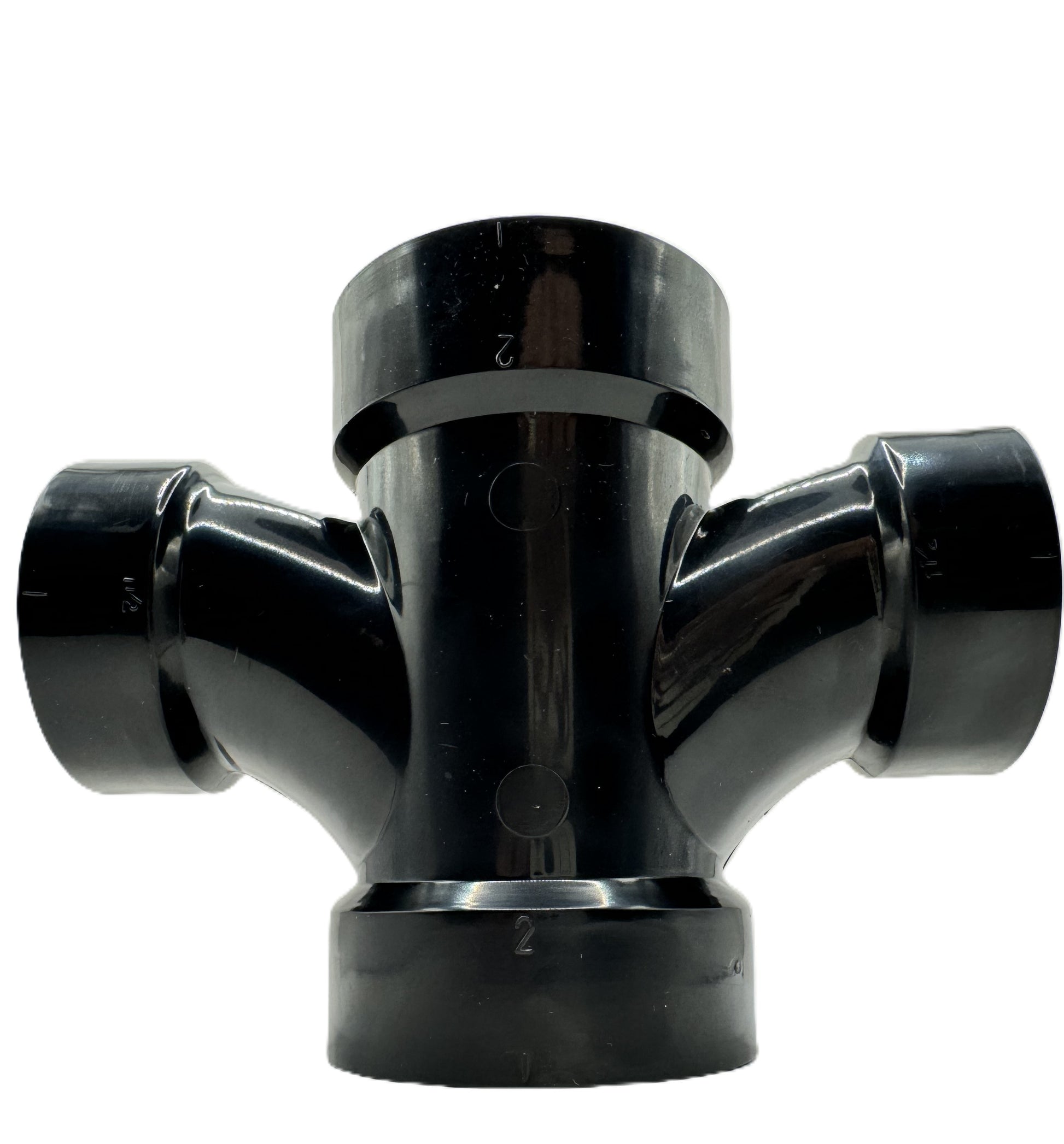 2"ABS Double Sanitary Tee Reducing– Magnum Plumbing Wholesale | UPC certified fitting for ABS/DWV plumbing systems