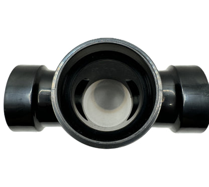 2x2x1.5x1.5"ABS Double Sanitary Tee Reducing– Magnum Plumbing Wholesale | UPC certified fitting for ABS/DWV plumbing systems